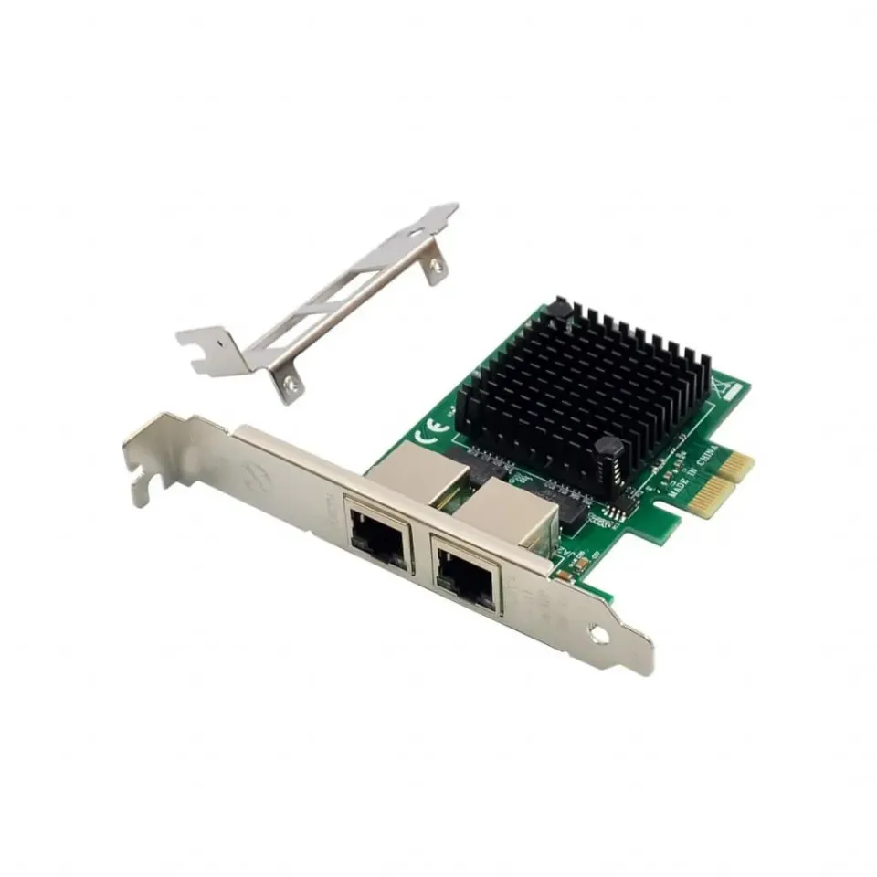 Microconnect 82571 netwerkkaart PCIe Dual-RJ45