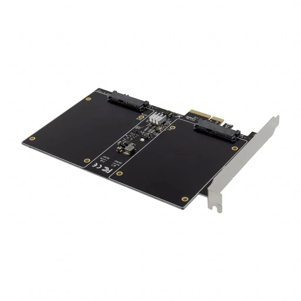Microconnect PCIe SATA III RAID-kaart 2-kanaals 6G