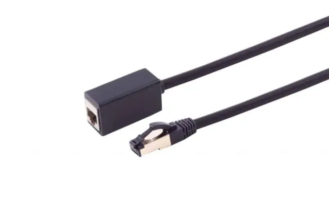 Microconnect CAT8.1 S/FTP verlengkabel netwerkkabel 3m zwart
