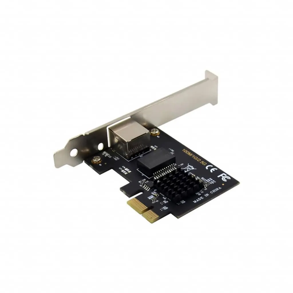 Microconnect RTL8125B netwerkkaart 2.5G PCIe x1 RJ45