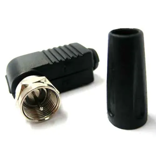 T.E.G. F plug male haaks coaxconnector schroefbaar