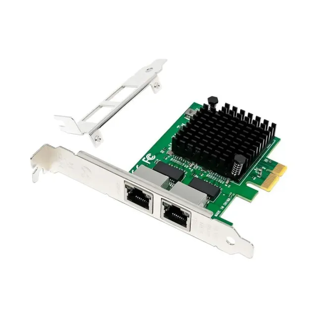 Microconnect I226-T2 netwerkkaart 2.5G dual RJ45 PCIe