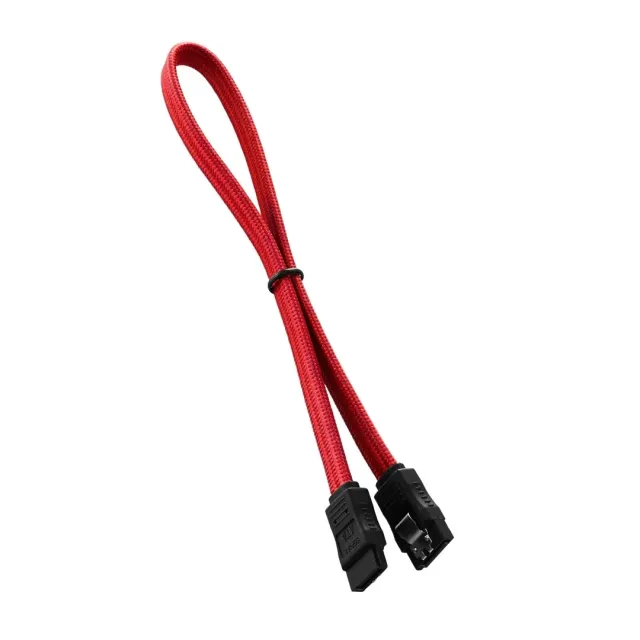 CableMod ModFlex SATA 3 kabel 30cm rood gesleeved