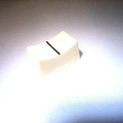T.E.G. schuifknop 19x10mm wit