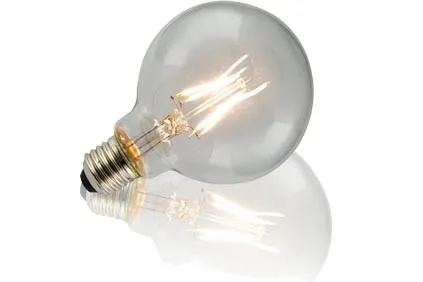 T.E.G. LED gloeilamp E27 4W grote bol warm wit