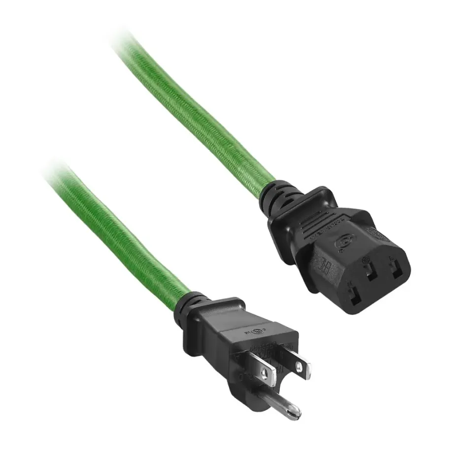 CableMod ModFlex netsnoer C13 2m groen Amerikaanse stekker