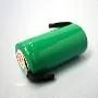 T.E.G. 2/3AA NiMH batterij 1,2V 650mAh met lip