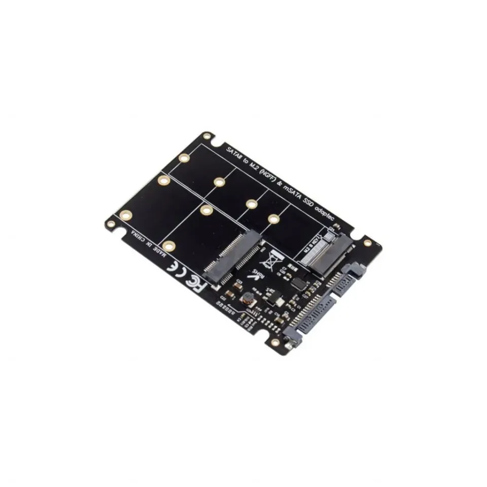 Microconnect SATA naar M.2/mSATA SSD adapter 2,5 inch