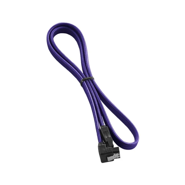 CableMod ModFlex Right Angle SATA 3 kabel 60cm paars haaks
