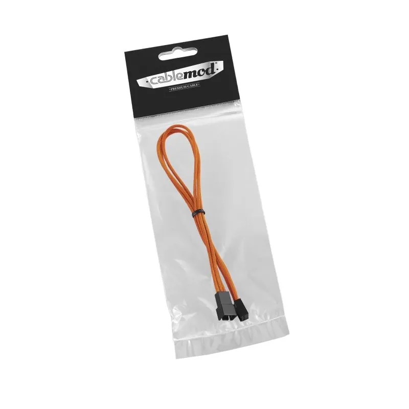 CableMod ModFlex fan verlengkabel 30 cm oranje 3-pin