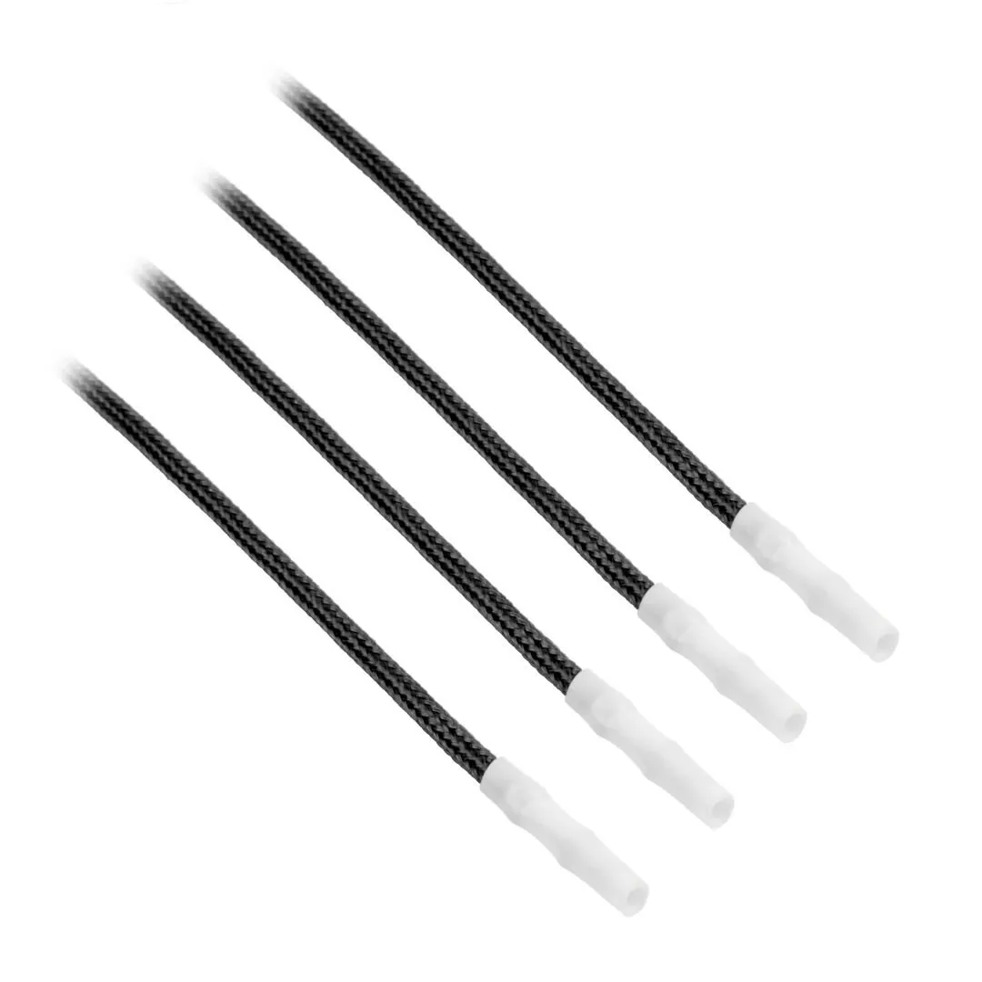 CableMod ModFlex sleeved wires zwart 40cm 4-pack