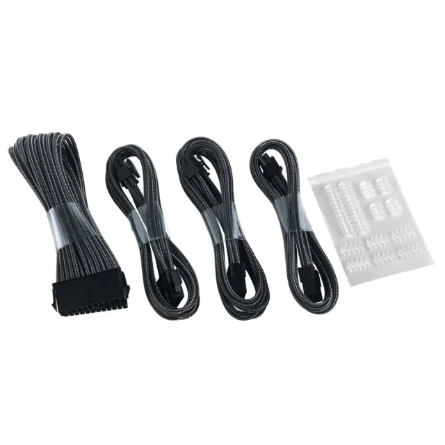 CableMod Classic ModMesh Extension Kit Carbon Dual 6+2-Pin