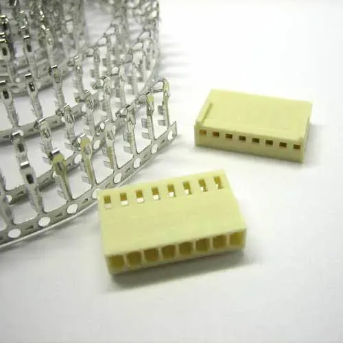 T.E.G. Nylon crimp stekker female 8-polig 25 stuks