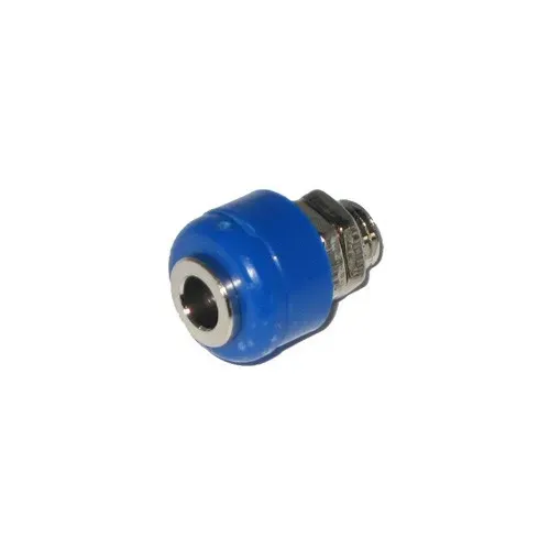 T.E.G. banaan stekkerbus blauw 4mm chassis