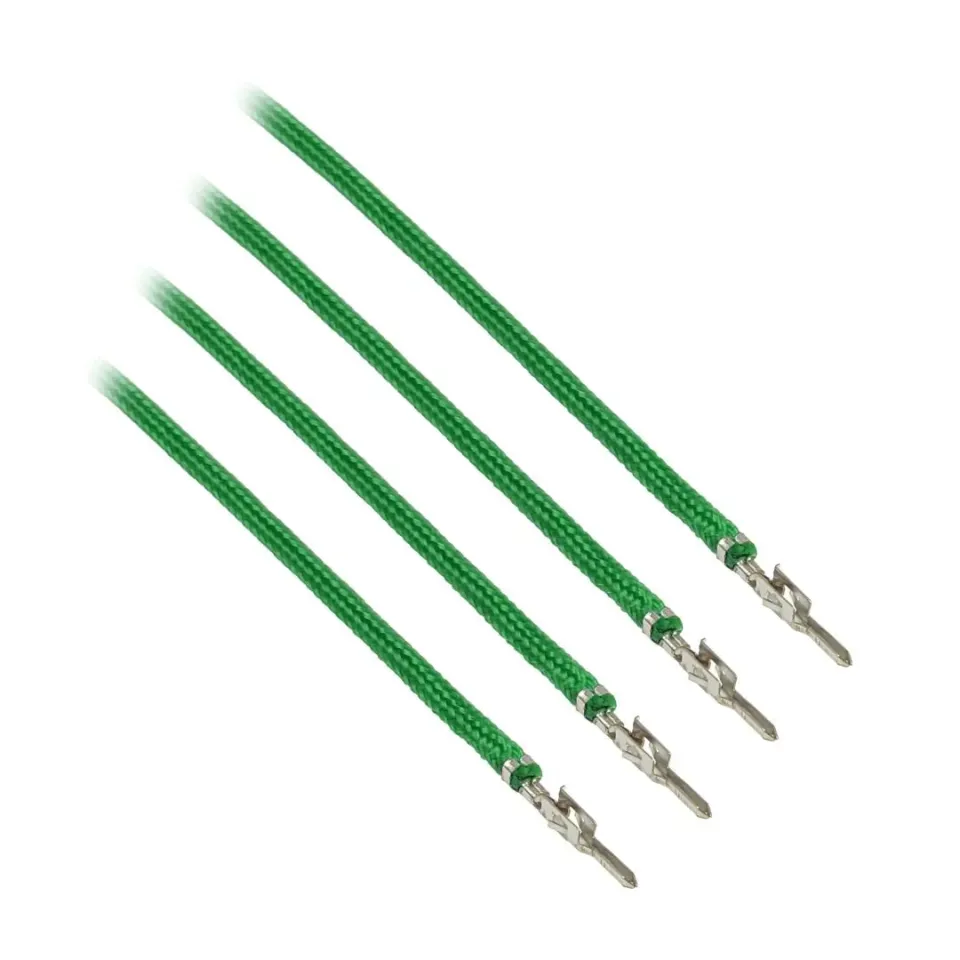 CableMod ModFlex sleeved wires 40cm groen 4-pack