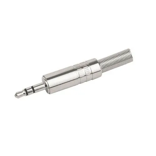 T.E.G. 3,5mm Stereo Stekker Male Metaal per stuk