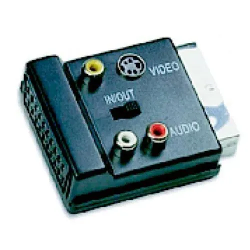 T.E.G. Scart Verloopadapter Cinch S-VHS In/Out