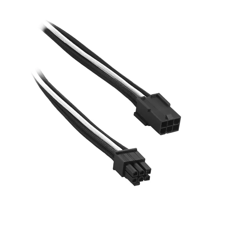 CableMod Classic ModFlex 6-pin PCI-e verlengkabel 45cm zwart-wit