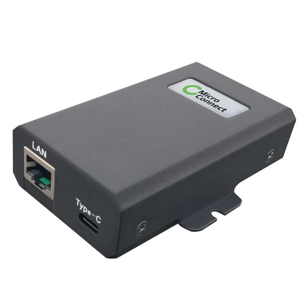 Microconnect PoE naar USB-C converter 25W gigabit