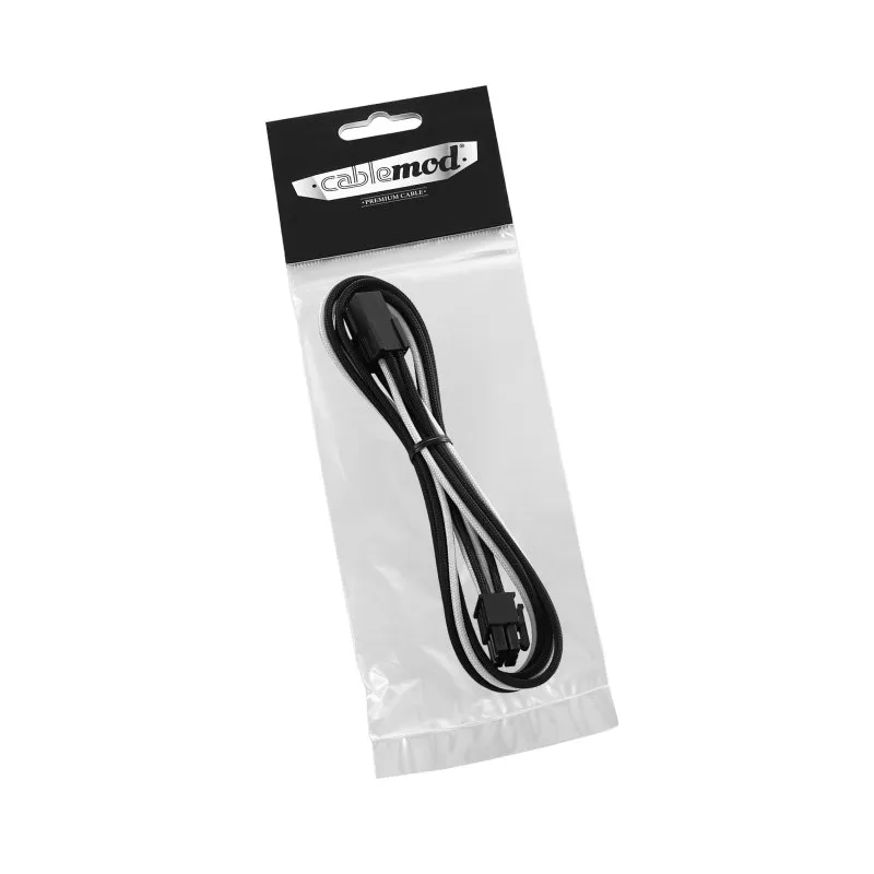 CableMod Classic ModFlex 6-pin PCI-e verlengkabel 45cm zwart-wit
