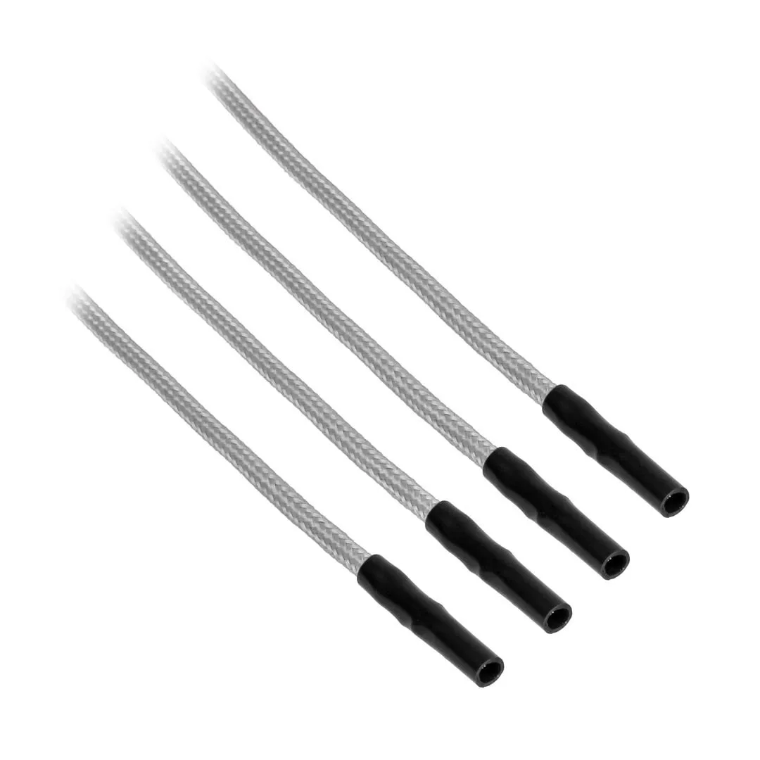CableMod ModFlex Gesleevde Draad Zilver 60cm 4-pack