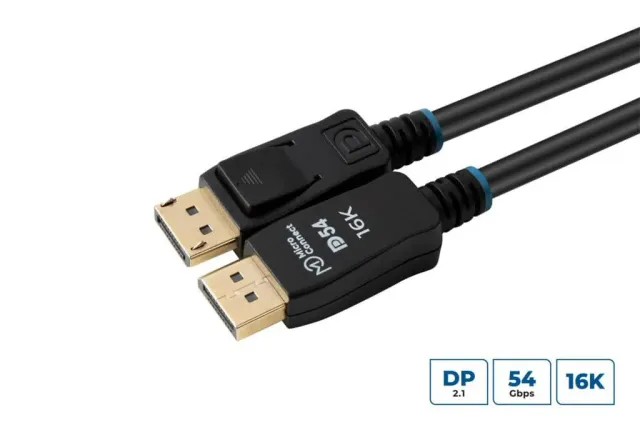 Microconnect DisplayPort 2.1 kabel 3m zwart 16K