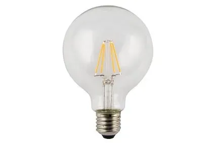 T.E.G. LED gloeilamp E27 4W grote bol warm wit
