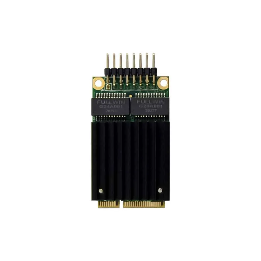 Microconnect 82583-D MiniPCIe netwerkkaart Dual 1G RJ45
