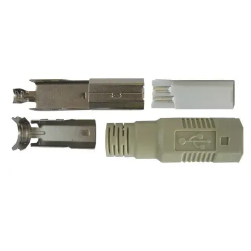 T.E.G. USB B male stekker soldeer per stuk