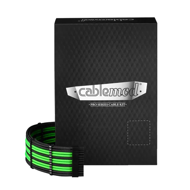 CableMod C-Series PRO 12VHPWR kabelset Corsair zwart-groen