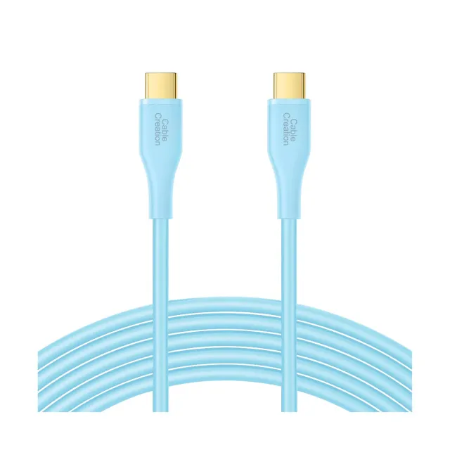 CableCreation Soft Silicone USB-C naar USB-C kabel 2m 60W