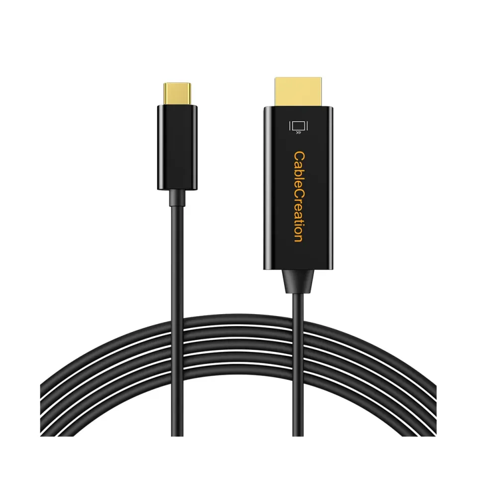 CableCreation USB C naar HDMI kabel 0,9m 4K zwart