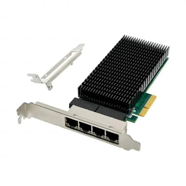 Microconnect I210-T4 Quad netwerkkaart 1GbE 4x RJ45 PCIe x4
