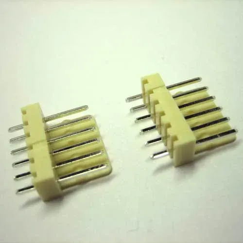 T.E.G. nylon printdeel 6-polig 2,54mm 25 stuks