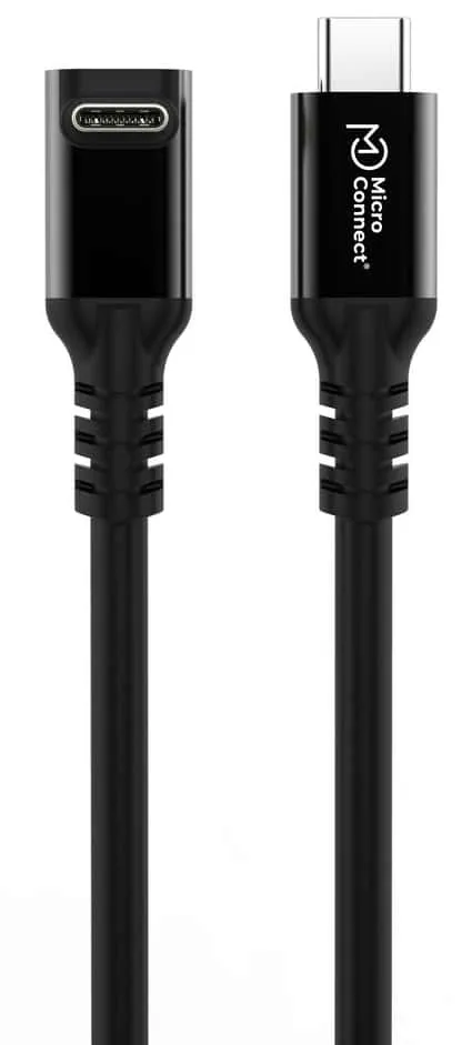 Microconnect Premium USB-C kabel haaks 0,25m 100W 20Gbps