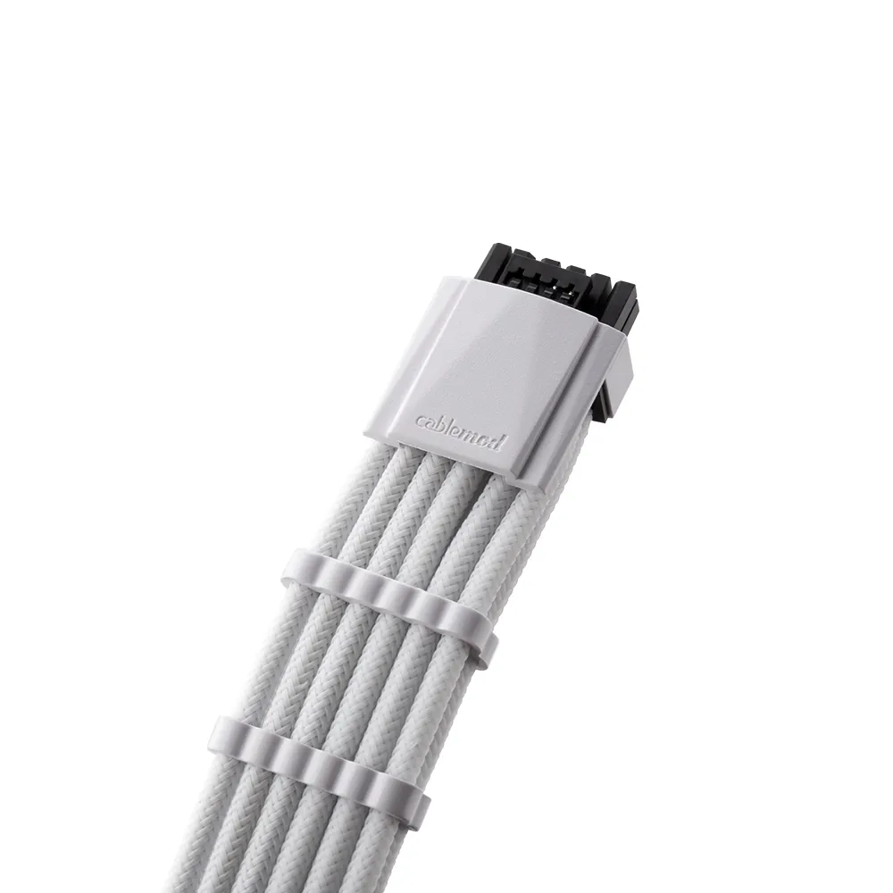 CableMod E-Series Pro ModMesh 12VHPWR kabelset wit