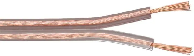 Microconnect luidsprekerkabel 50m 2x2,5mm² transparant