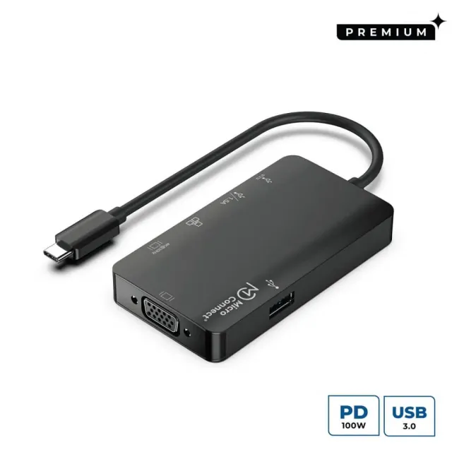 Microconnect Premium 4-in-1 USB-C hub HDMI 4K