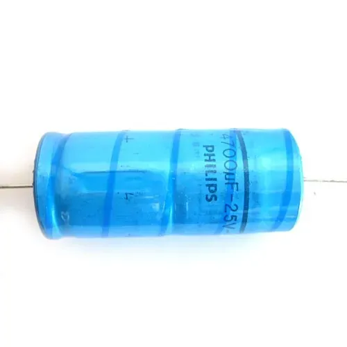T.E.G. Elco Axiaal Liggend condensator 4700µF 25V