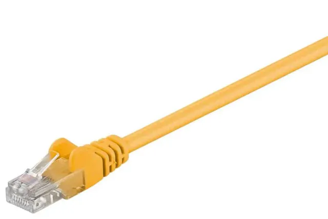 Microconnect CAT5e U/UTP netwerkkabel 15m geel