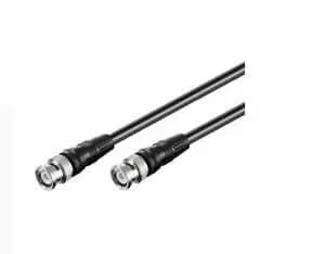 Microconnect RG59 BNC kabel 3m zwart coax