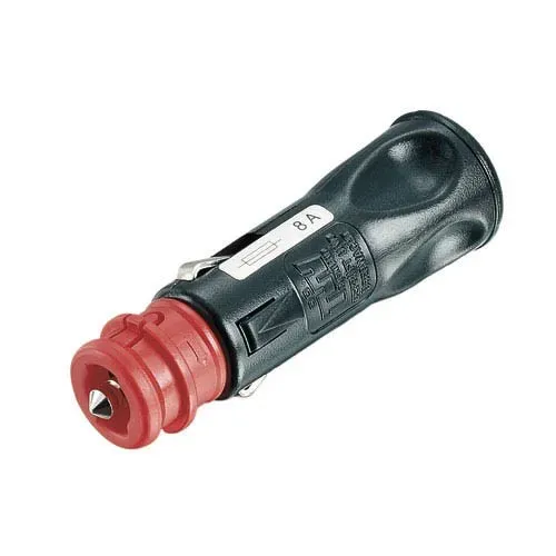 T.E.G. DIN ISO 4165 aanstekerplug auto met adapterring 8A