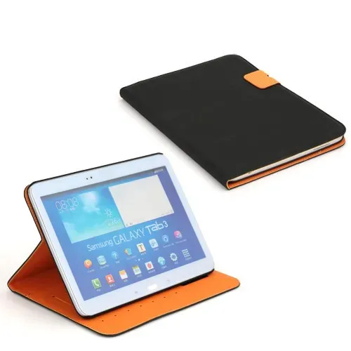 T.E.G. 10 inch tablethoes zwart-oranje