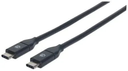T.E.G. USB 3.1 Gen2 kabel USB-C male 1 m zwart