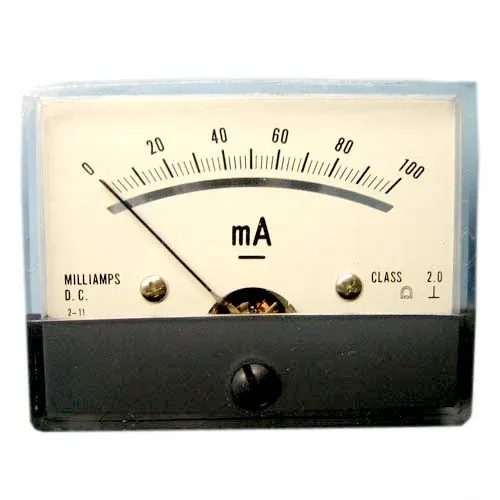 T.E.G. NO 60 Paneelmeter Analoog 100 mA