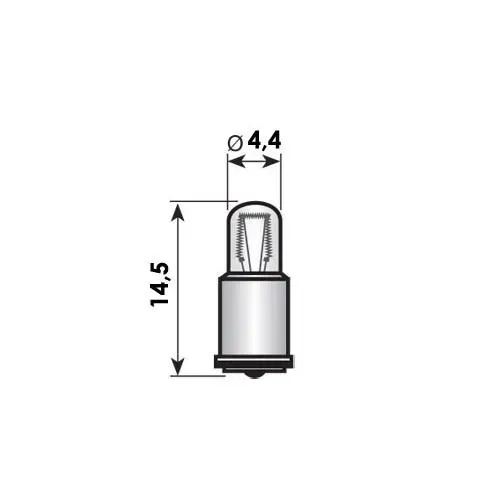 T.E.G. TL1¼ lenslampje SM5s 1,35V 100mA per stuk