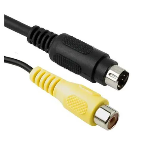 T.E.G. adapterkabel cinch-s-vhs 13cm male-female
