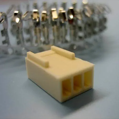 T.E.G. Nylon Crimp Female Stekker 3-polig 25 stuks 2,54mm
