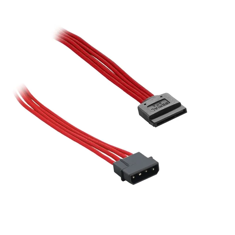 CableMod ModFlex Molex SATA stroomkabel 30cm rood