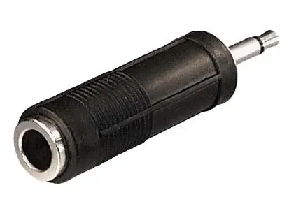 T.E.G. Verloopadapter 6,3mm female naar 3,5mm mono
